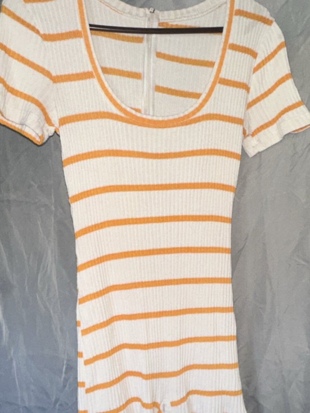 Knit Striped T-Shirt Dress